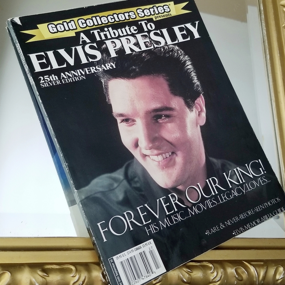 ❗Vintage Gold Collectors Series A Tribute To Elvis Presley 25TH Anniversary Book